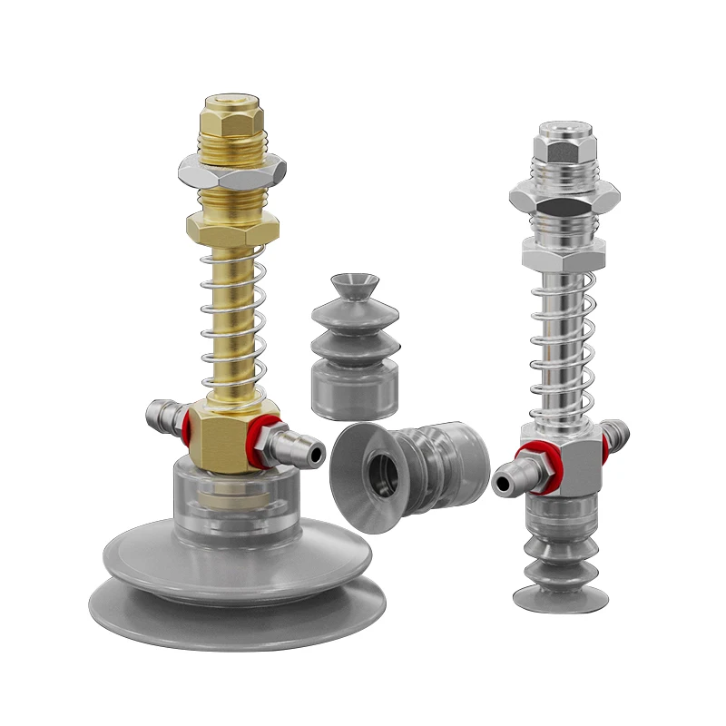 Manipulator Suction Cup Base Copper Aluminum M10-L  M12-T Series Metal Fitting Bracket Pneumatic Component