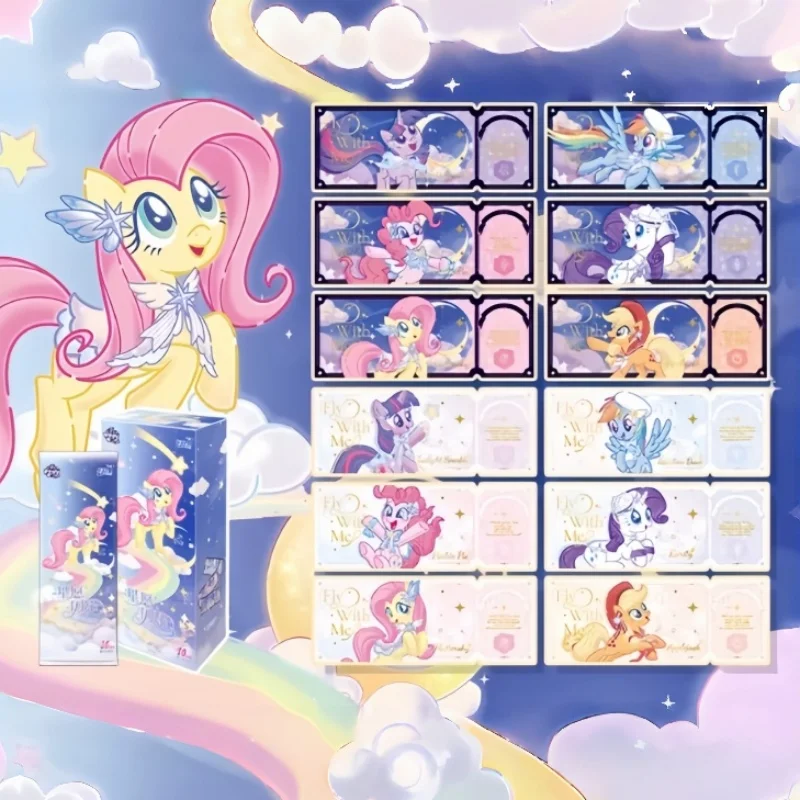 

KAYOU Genuine My Little Pony Starlight Laser Ticket Collection Card Оригинальная коробка Star Wish Party Series Подвеска-карта Кирпич Подарок