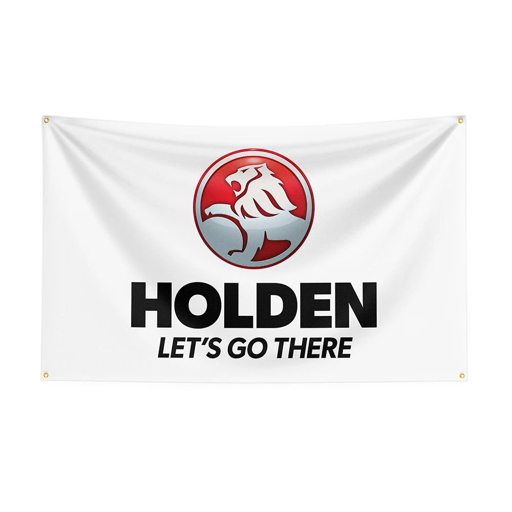 3x5Ft Holdens Flag Polyester Printed Racing Car Banner For Decor