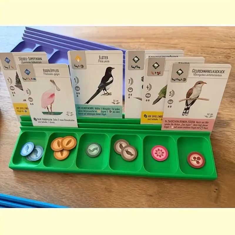 Dual‑Purpose Board Game Organizer Tray, Marking & Classification Card Holder, Desktop Accessory Rack For Storing Game