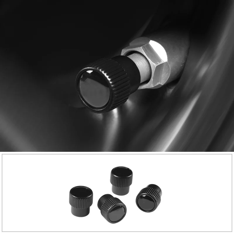 

Car Tire Valve Caps Covers Wheel Styling Accessories Aluminum Metal Black For Suzuki Jimny JB64 JB74 2022 2021 2020 2019 2023