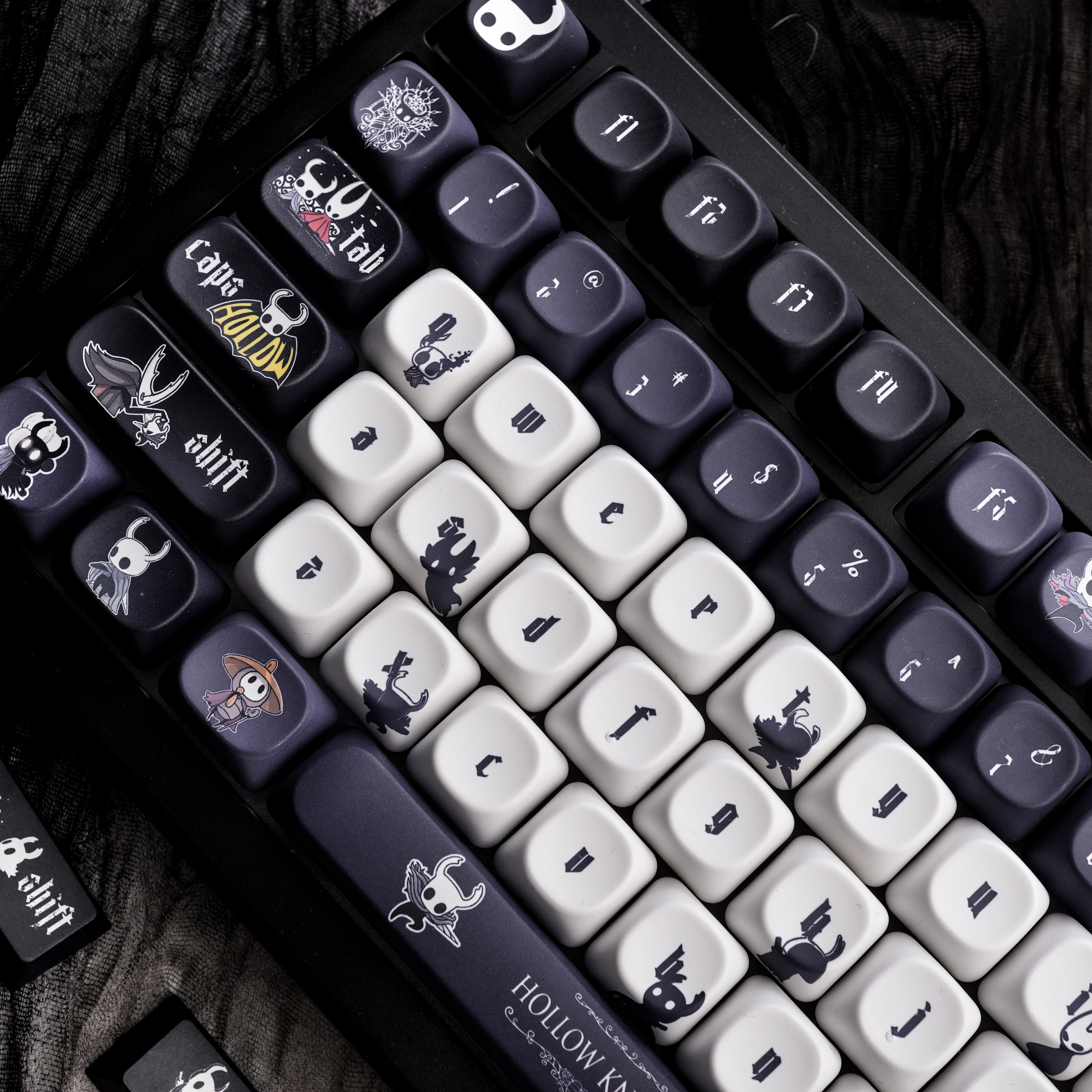 Hollow Knight Keycaps MOA Profile PBT Dye-Sub Aula F75 F99 RK100 Mechanical Keycaps Gaming Keycaps Cute Hornet Silksong Keycap