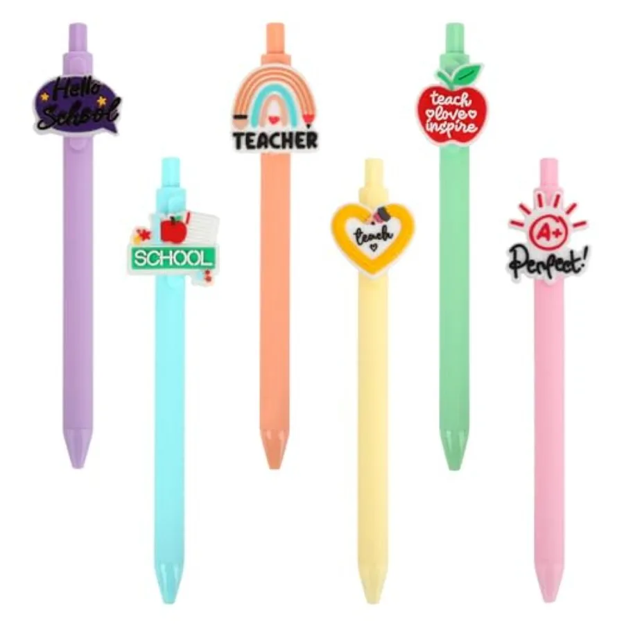

Cute Teacher Pens, Appreciation, Black Ink Writing Ballpoint Pen for School Office Classroom, Must Haves for Teachers Employee,