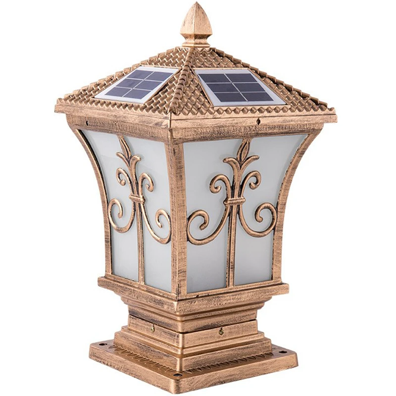 

Solar Lamp Outdoor Waterproof And Intelligent Adjustment Garden Lights Modern Style Landscape Decoration Backyard Pillar Light