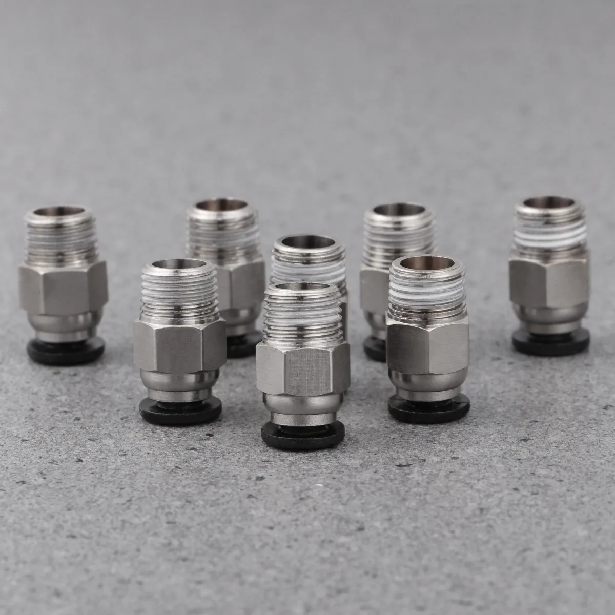 

3D Printer Connector PTFE Tubing Fitting Male Straight Tube Push Easy Connect Elliptical Sleeve 3D Printing Supplies