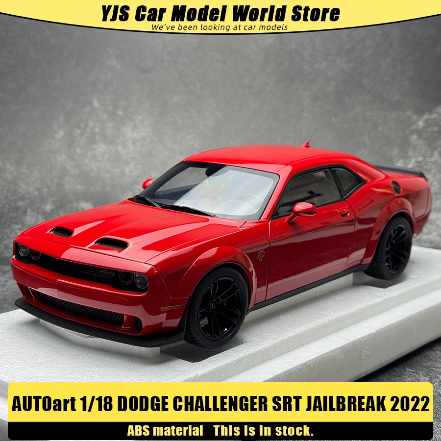 

AUTOart 1/18 DODGE CHALLENGER SRT JAILBREAK 2022 Car model Static model sports car birthday gift