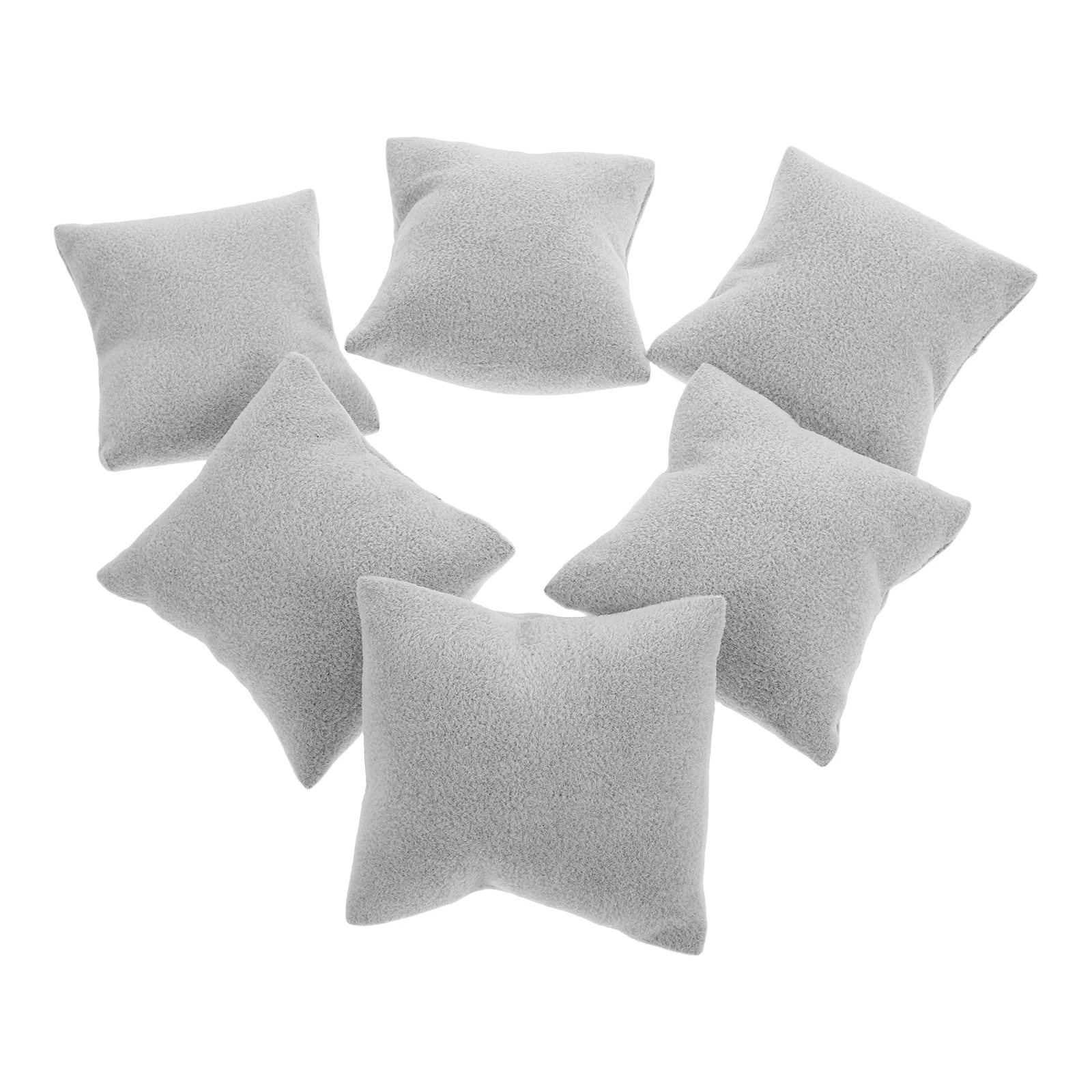 

6pcs Watch Display Pillow Silk Cases Bracelet Holder Bangle Cushion Cotton Travel Jewelry Display Pillows Chain