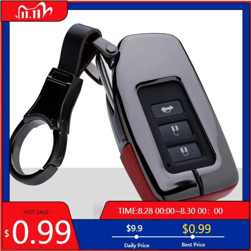 

Наклейки для интерьера автомобиля из оцинкованного сплава и кожи, держатель для ключей, чехол для Lexus RX270 ES250 NX200t E200 CT200h GS IS NS keyc