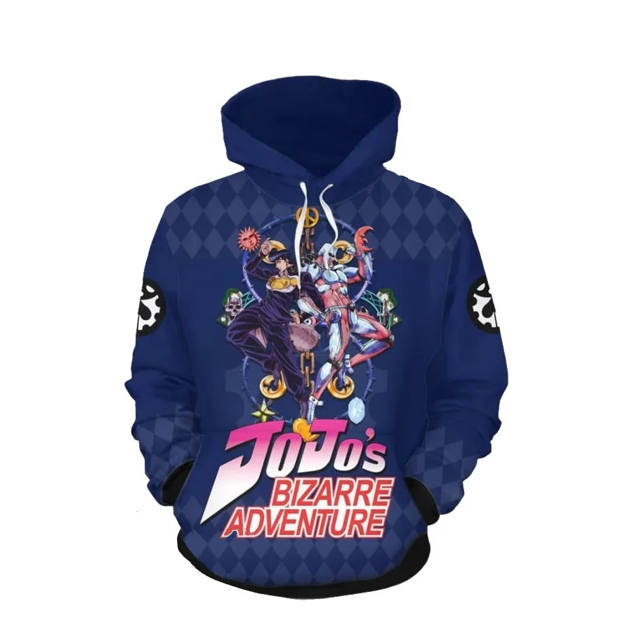 JoJo's Bizarre Adventure Classic Anime, Film, Série TV et Veste de personnage de jeu avec fermeture éclair, marchandise Anime et Manga.