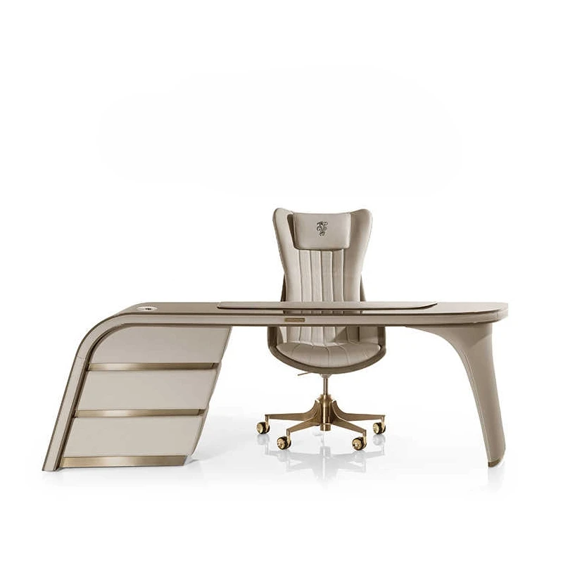 

Simple modern desk boss desk home fashion computer desk designer villa high-end Italian luxury desk