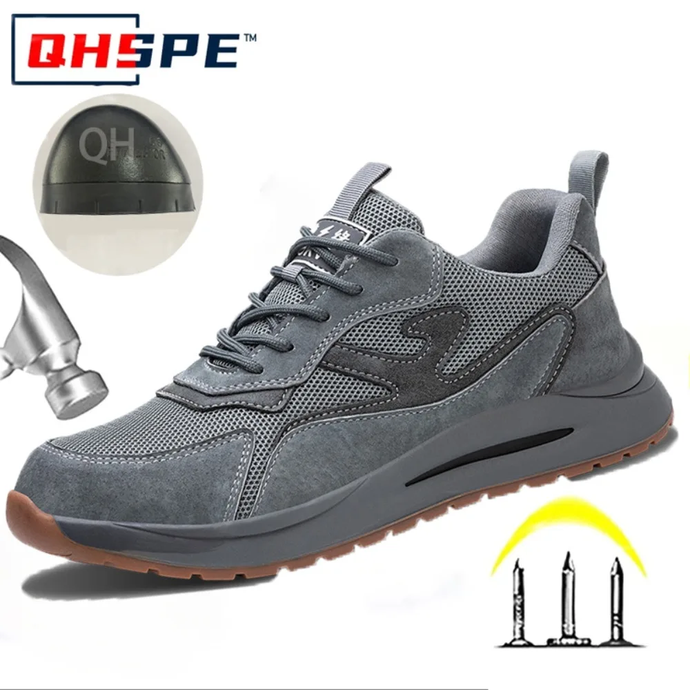 

Men's Lightweight Safety Shoes Anti-Smashing Piercing Construction Work Footwear Electrician Insulated Comfortable Work Shoes