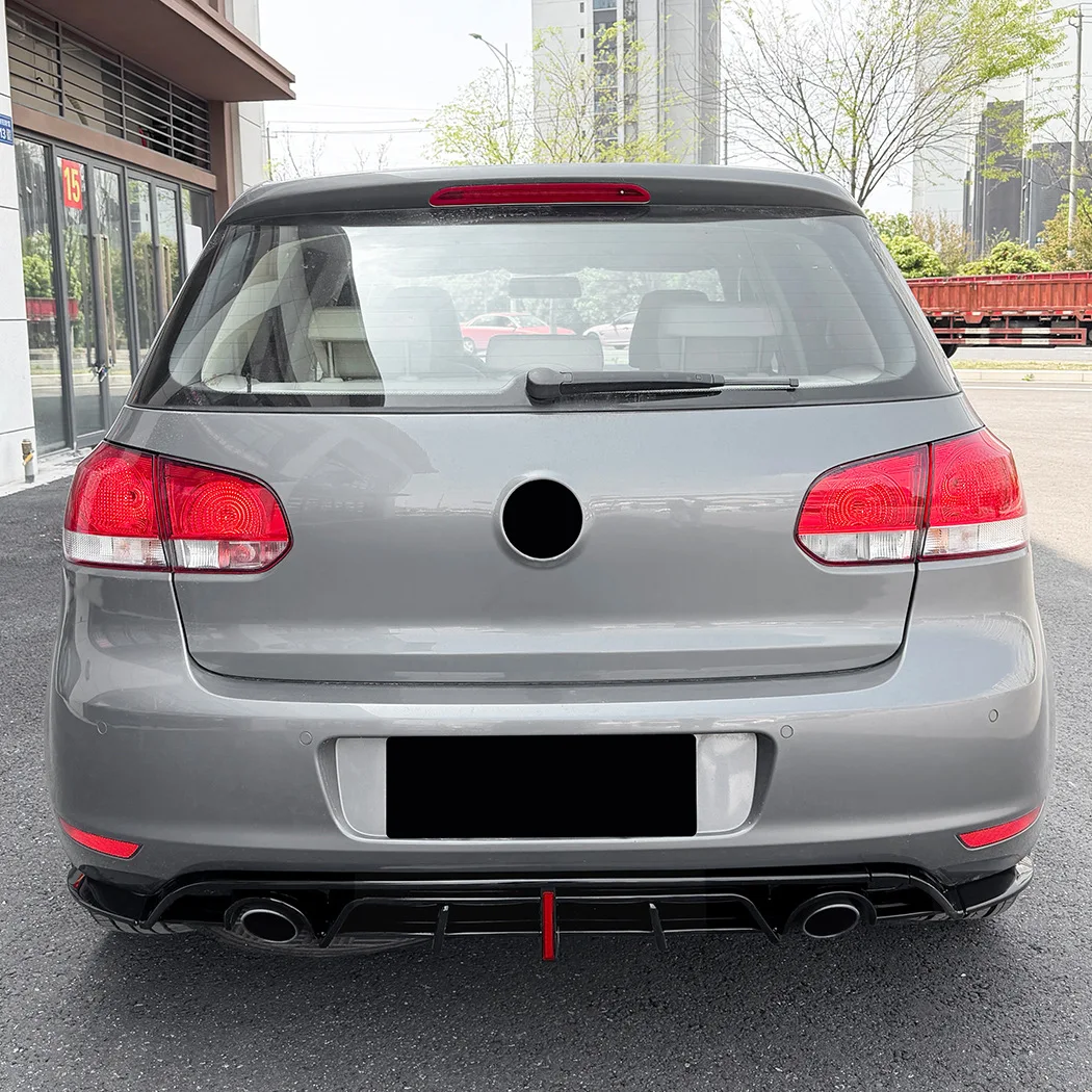 

For Volkswagen Golf MK6 Standard Edition 2008-2012 Rear Lip Spoiler, Rear Lip Diffuser Small Body Kit Modification