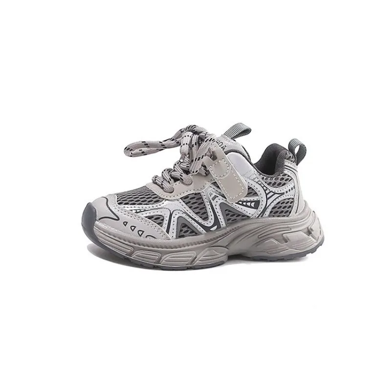 Autumn Children's Boys Girls Chunky Sneakers Kids Hiking Tennis Running Shoes New Toddler Lightweight Breathable Casual Trainers