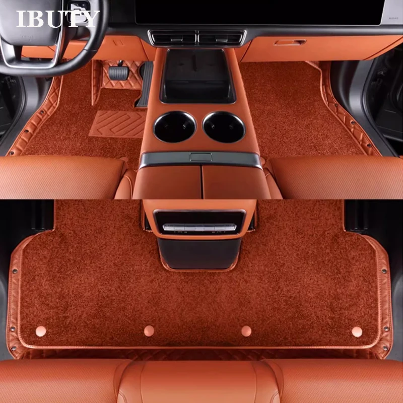 

For Lixiang L6 2024 2025 Double Layer Car Floor Mats Interior Lining Pads Footpads Front Rear Row Anti-dirty Protector Cover