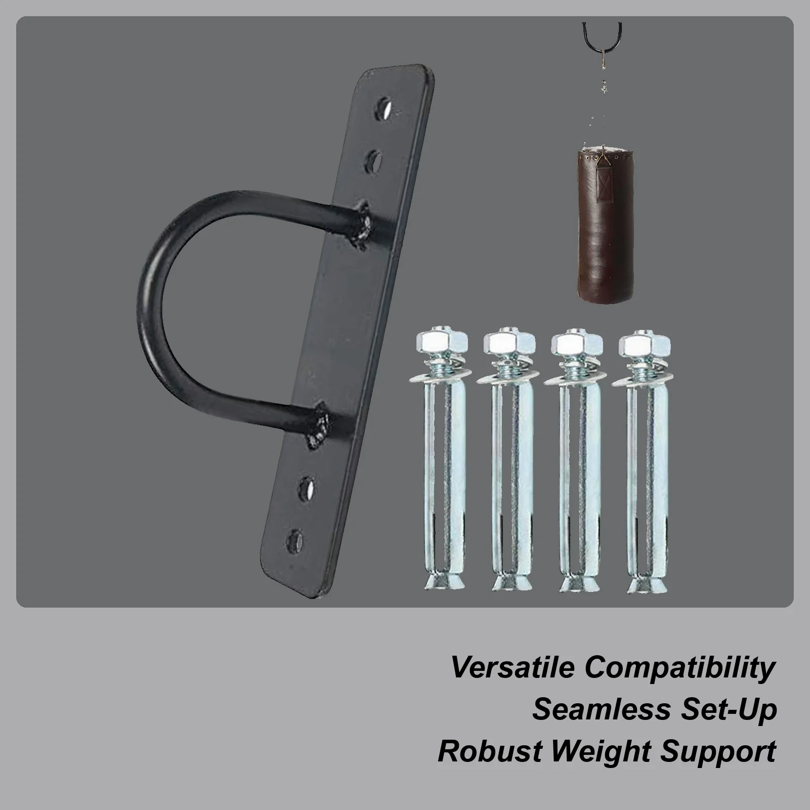 Soporte de montaje en pared para correas de suspensión, gancho de montaje en techo y pared, colgador estable y resistente para entrenamiento, apartamento, garaje, gimnasio