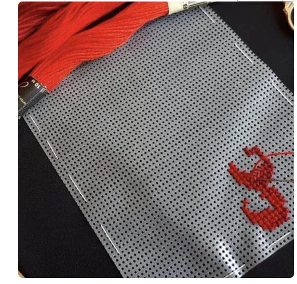 Water Soluble Canvas Magic Cloth 14CT Cross Stitch Fabric Disappear In Water DIY Watersoluble Canvas For Embroidery  