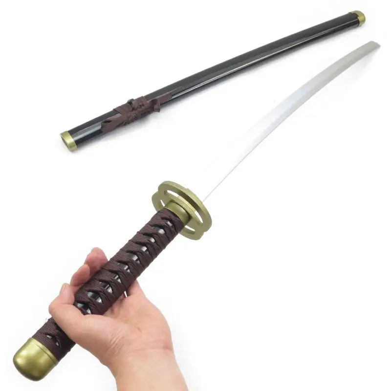 40inch Himura Kenshin Katana Wood Sword Anime Rurouni Kenshin Cosplay Ninja Knife Real Size Japanese Katana Samurai Sabre Gift - view 2