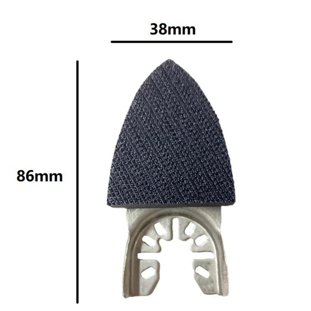 1/2pcs Triangular Sand Disc 38*86mm Oscillating Tool Sanding Disc Sanding Finger Pad Triangle For Sanding Woods