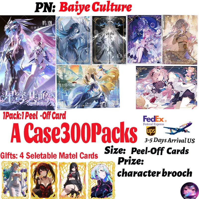 New Wuthering Waves Peel‑Off Collectible Cards Goddess Waifu Jinhsi The Shorekeeper Anime Hobby Collectibles Birthday Gifts