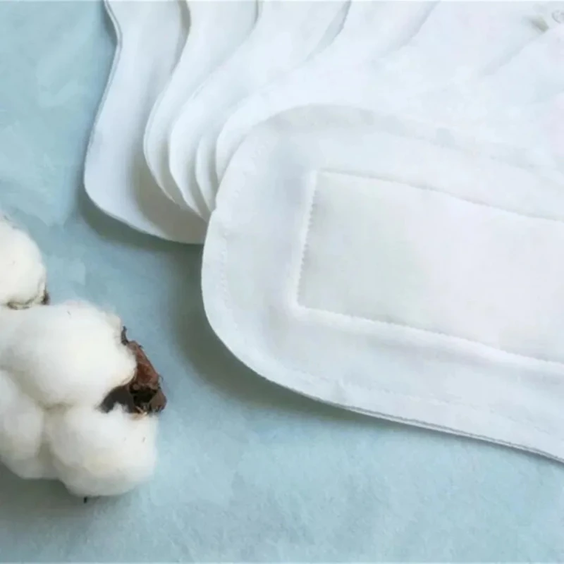 جديد 5 قطعة/الوحدة سيدة الملابس منصات الحيض 100% القطن قابلة لإعادة الاستخدام مقاوم للماء الاستخدام اليومي بطانات اللباس الداخلي النساء منصات المؤنث 270 مللي متر