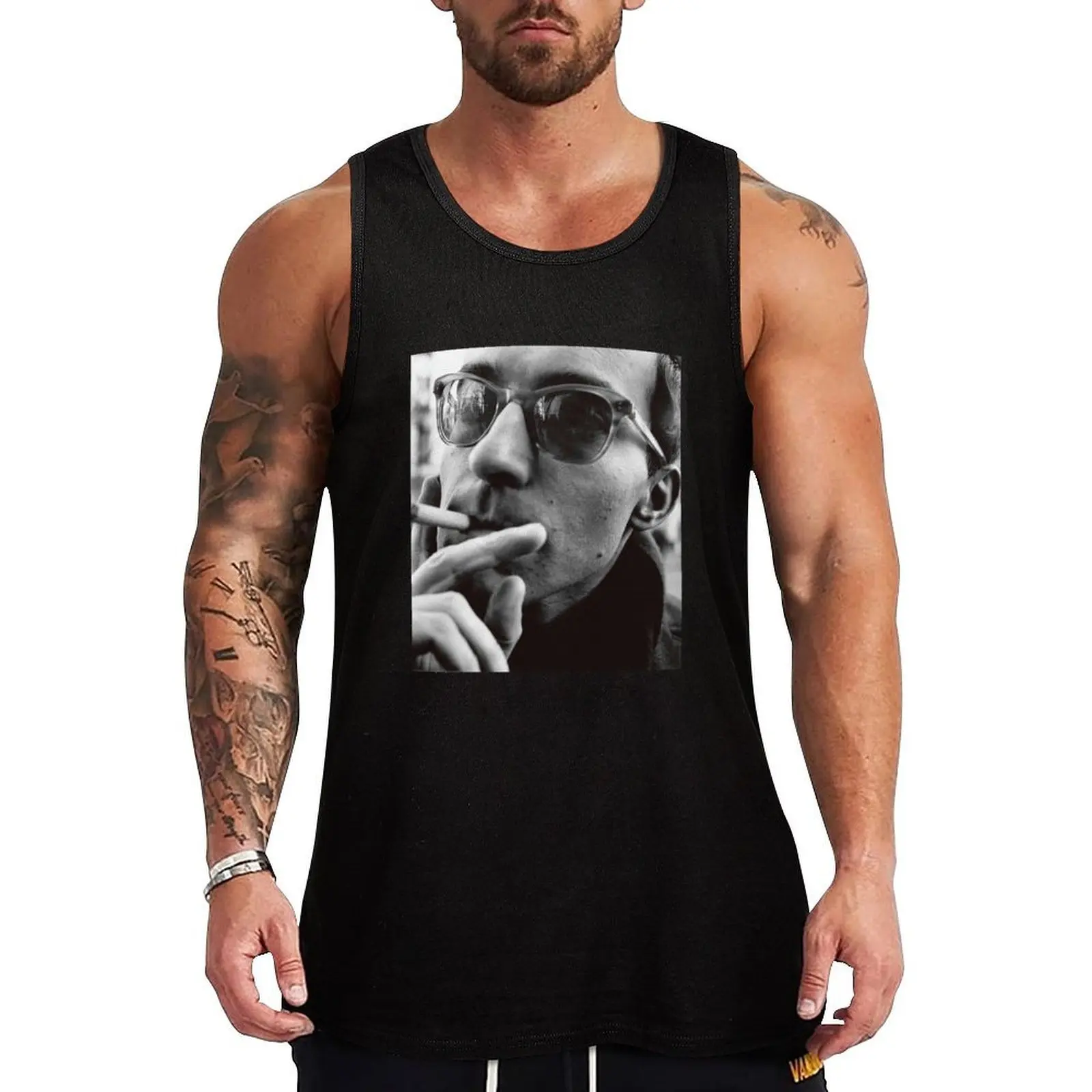 Camiseta sin mangas Jean-Luc Godard, camiseta sin arrugas, ropa informal sin mangas para uso diario