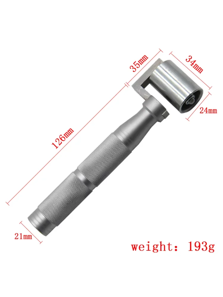 Aluminum Alloy Wallpaper Rolling Wheel Home Wall Covering Installation Flat Pressure Wheel Bearing Wheel Wallpaper Press