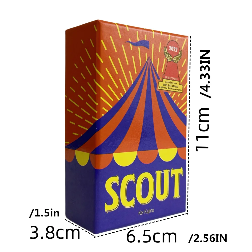 Search Circus Scout Cards Game For 2-5 Players Funny Circus Family Board Games Deck