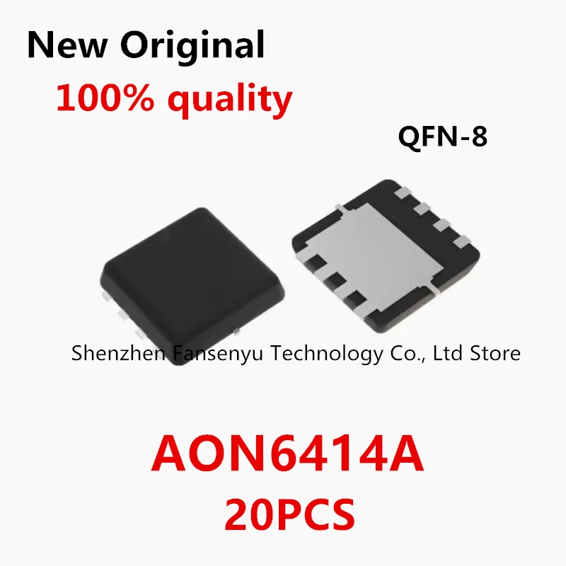 

(20piece)100% New AON6414A AO6414A 6414A QFN-8 Chipset