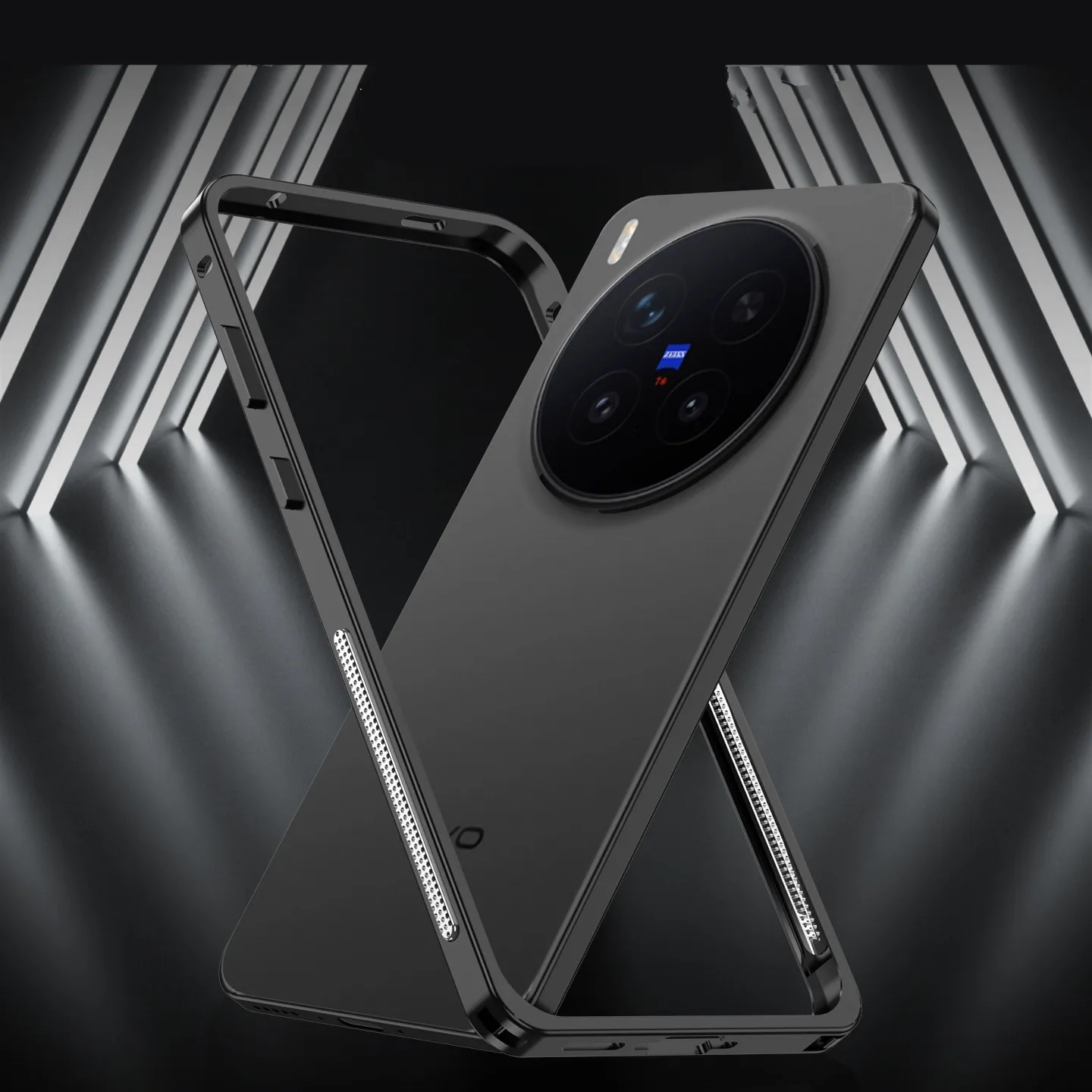 เคสกันกระแทกโลหะแบบมีตาข่ายระบายความร้อน ป้องกันฝุ่น สำหรับ VIVO X300 Pro X300Pro โครงสร้างโลหะผสมป้องกันการตกกระแทก