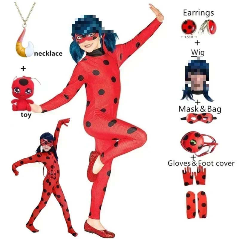 2024 Christmas 'S 'S Carnival Halloween Birthday Party Children'S Clothing Ladybi MN3