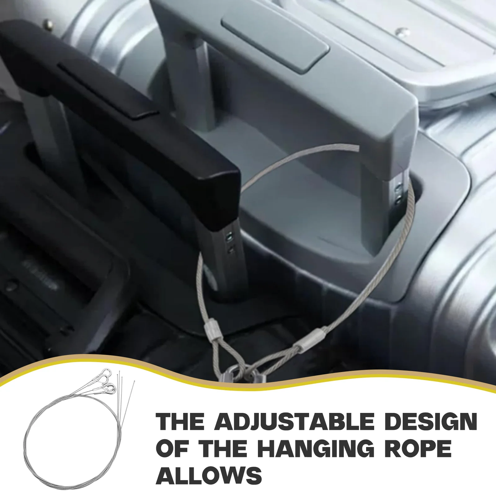 

4pcs Stainless Steel Adjustable Hanging Wire Rope Heavy Duty Light Lamp Picture Frame Wall Art Pendant Cord Hanging Kit For