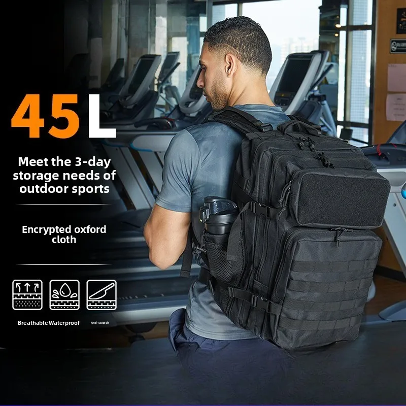 

Men's Fashion Casual Backpack Large Capacity Military Camo Hiking Outdoor Travel Tactical Bag