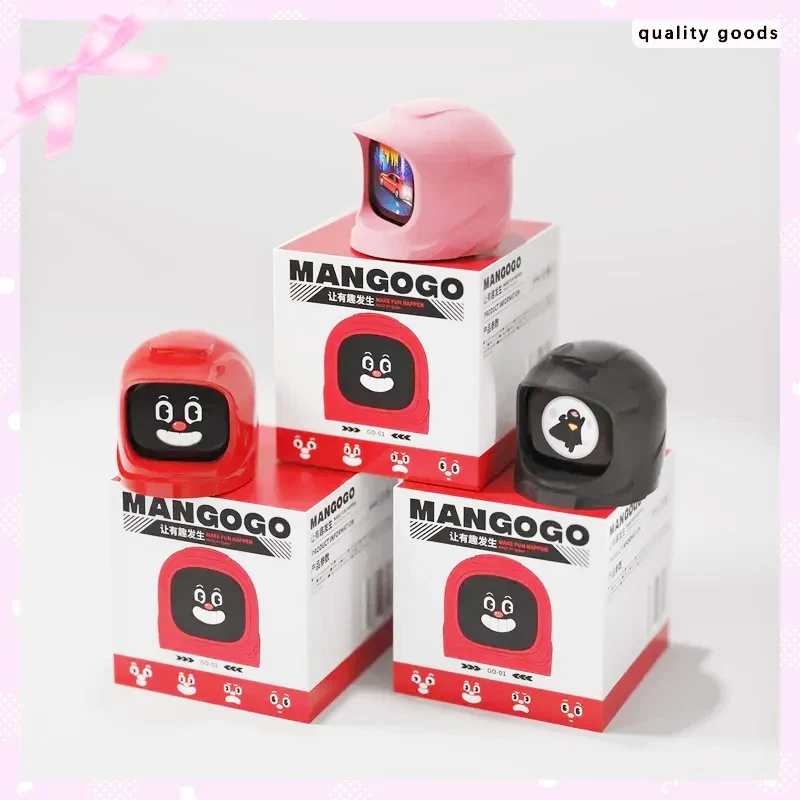 

Mangogo Intelligent Car Mounted Electronic Pet Toy With Facia Expressions Trendy Vehicle Companion Decorations For Kids