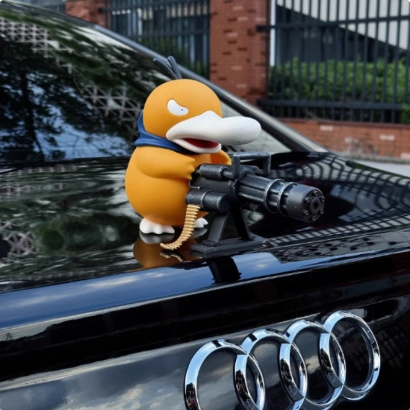 الكرتون البوكيمون جاتلينج بندقية سيدوك الدائمة الموقف عمل الشكل جمع نموذج سيارة زخرفة سطح المكتب ديكور لعبة مفاجأة هدية