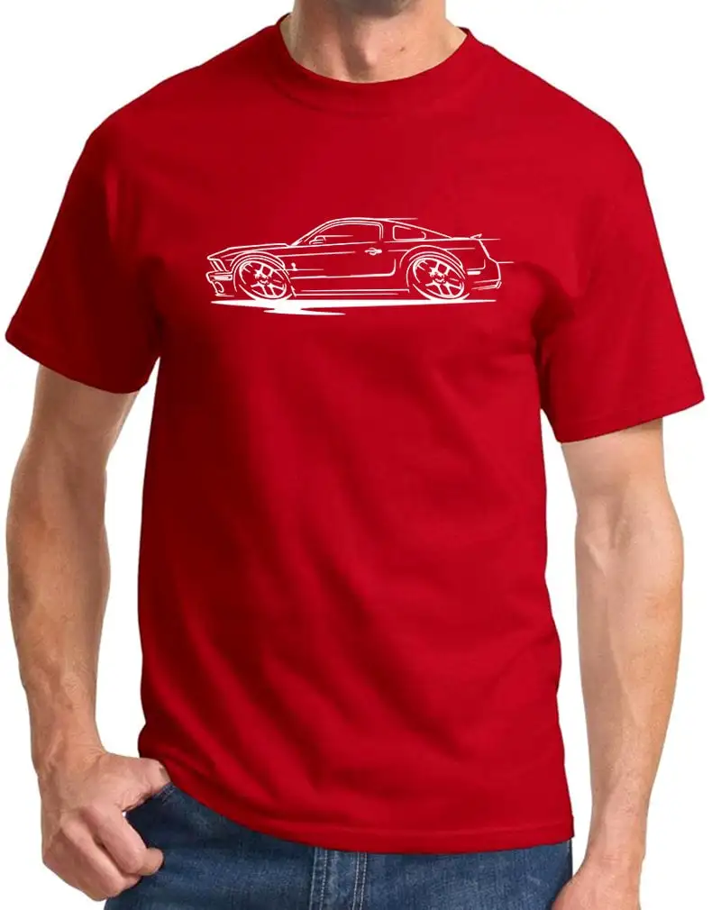 2006 09 Shelby Gt500 Mustang Hardtop Redline Design T Shirt