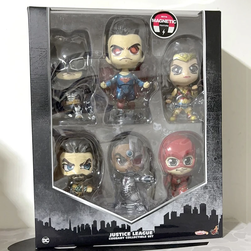 

HOTTOYS Justice League Action Figure Superman Batman Wonder Woman Cyborg Aquaman Flash Collectible Model Toy Fan Gift