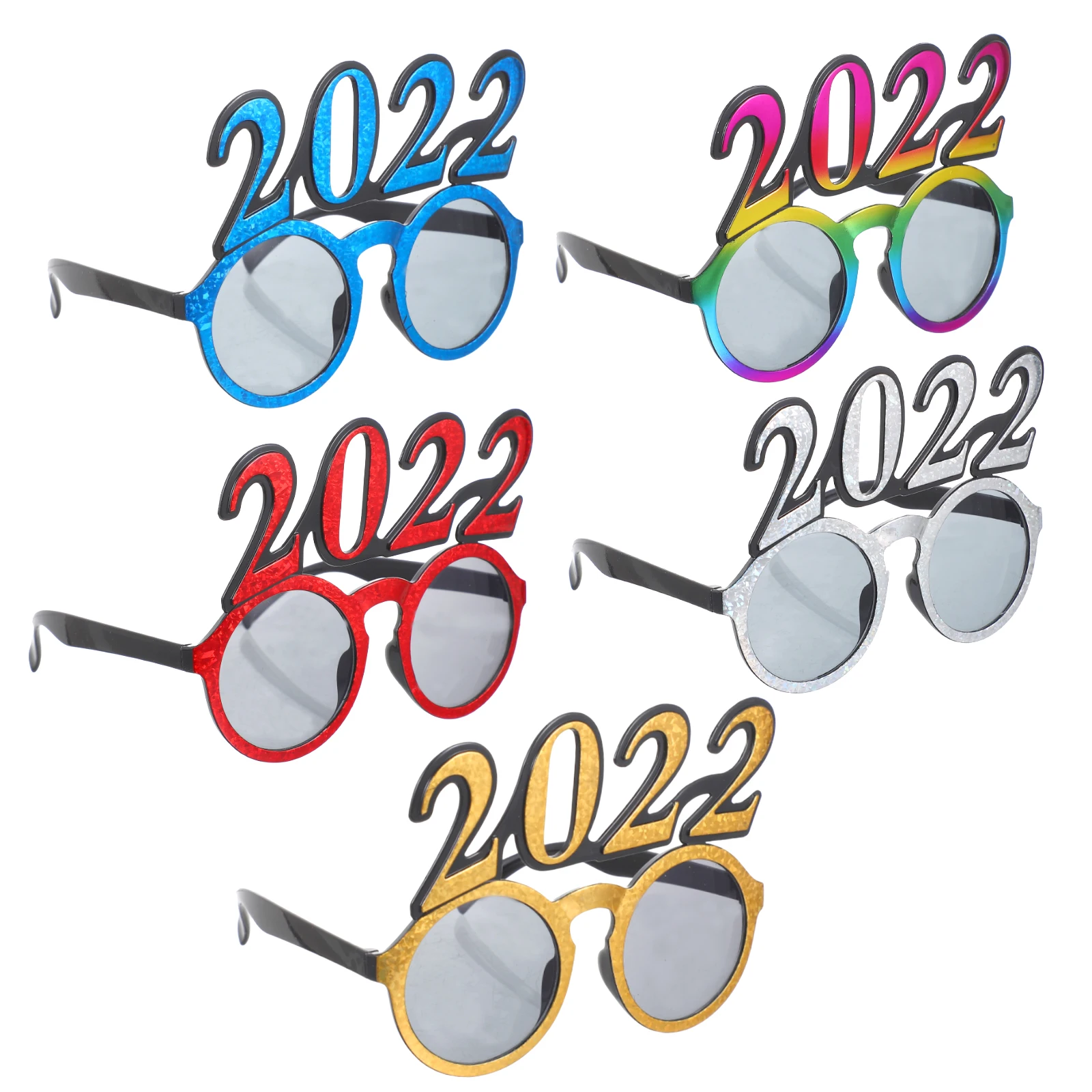 

Funny Shaped Glasses for Photo Props 2022 New Year Party Accessories Quality Material Use Birthday Wedding Club