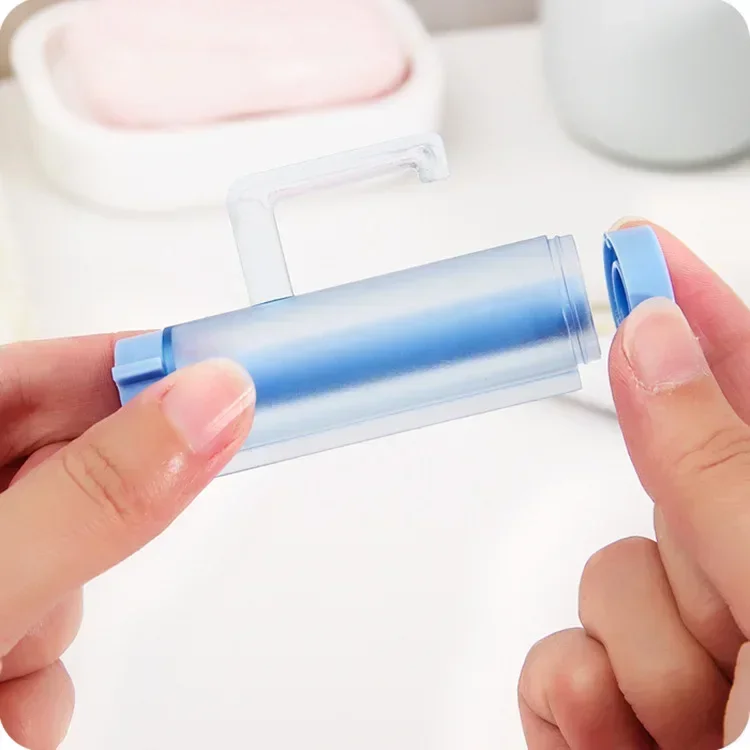 Rolling Tube Squeezer Toothpaste Dispenser Sucker Holder Facial Cleanser Press    Hooks