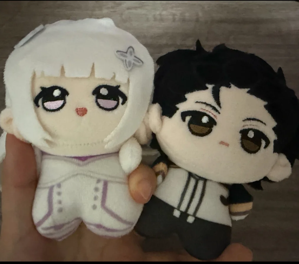 Natsuki Subaru Emilia 10cm Re Zero Starting Life in Another World Attribute Cotton Doll Peripheral Plush Decorative Fans Gifts