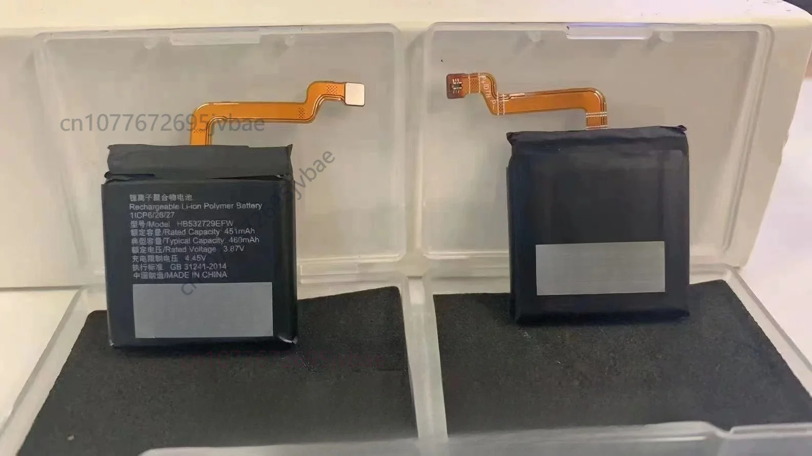 2pcs Replacement Smart Watch Battery For Huawei Watch3 46mm GLL-AL00 GLL-AL01 GLL-AL03 GLL-AL04 GLL-AL05 HB532729EFW-A
