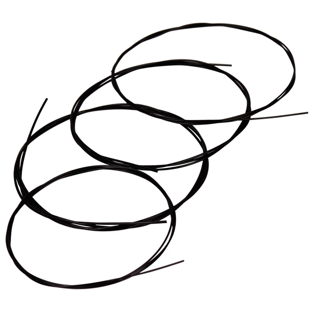 4 Pcs Irin Transparent Nylon Strings Ukulele Clear Wire Replace Affordable Accessory Accessories