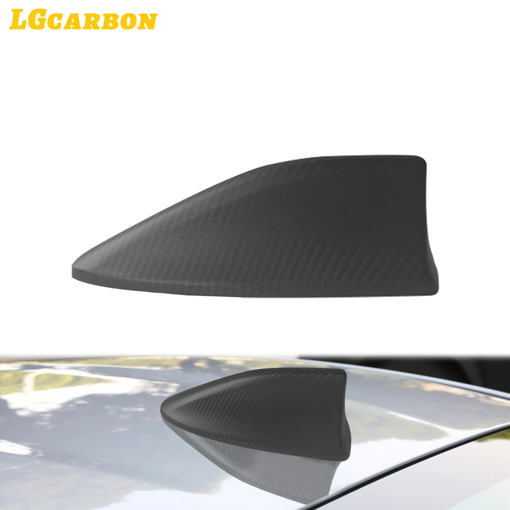 LGcarbon Matte Real Carbon Fiber Antenna Cover Add On Style Fit For GR86 Subaru BRZ 2022 - 2023