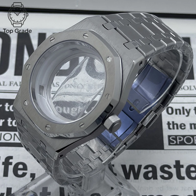 TG NH35 41mm Case Quality PVD 316L Stainless Steel  Sapphire Glass Watch Case Fit NH35/NH36 Movement Watch Accessories