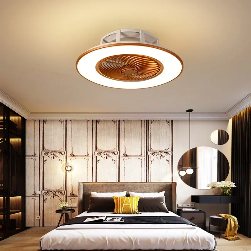 

Ceiling Fan Light Bedroom Room Living Room Dining Room Ceiling Fan Light Quiet Thin Invisible With Electric Fan Chandelier One