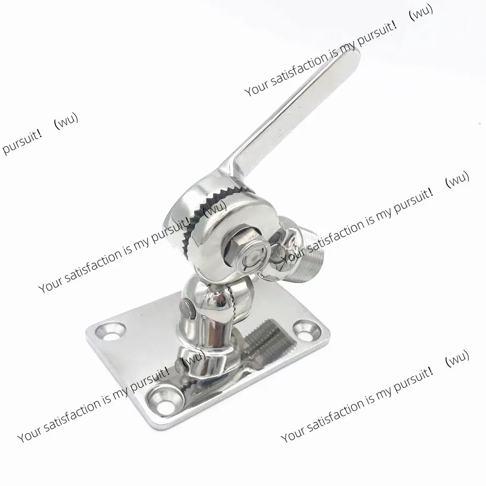 Marine antenna base 316 stainless steel Marine dual-axis adjustable antenna base Yacht antenna base