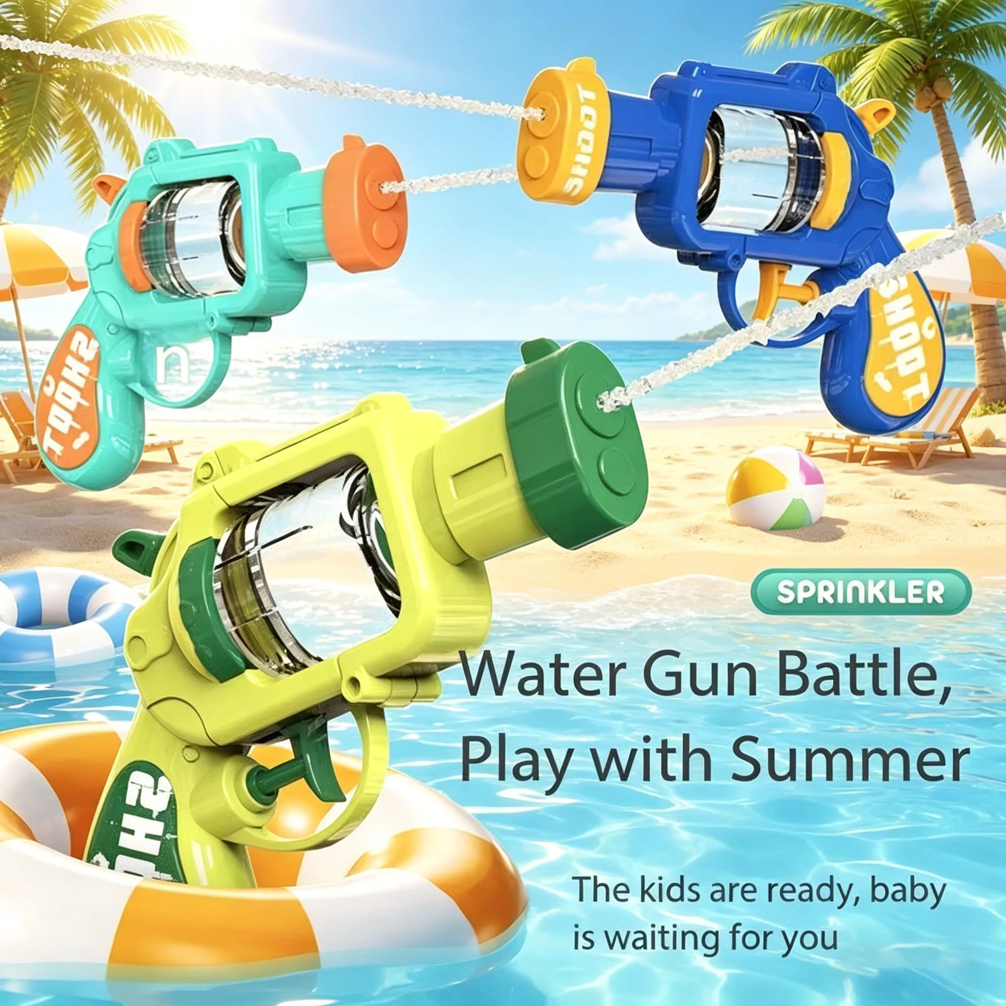 Pistola de Agua Mini de Verano, Juguete de Agua, Pistola Pequeña para Juegos al Aire Libre, Regalo para Fiestas de Verano