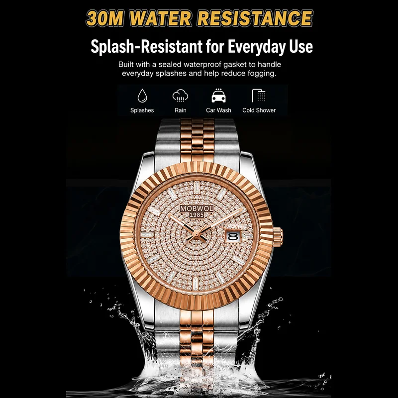 MOBWOL Herren-Luxus-Quarzuhr, – Smartwatch Luxury Watches Bewertung und Preis