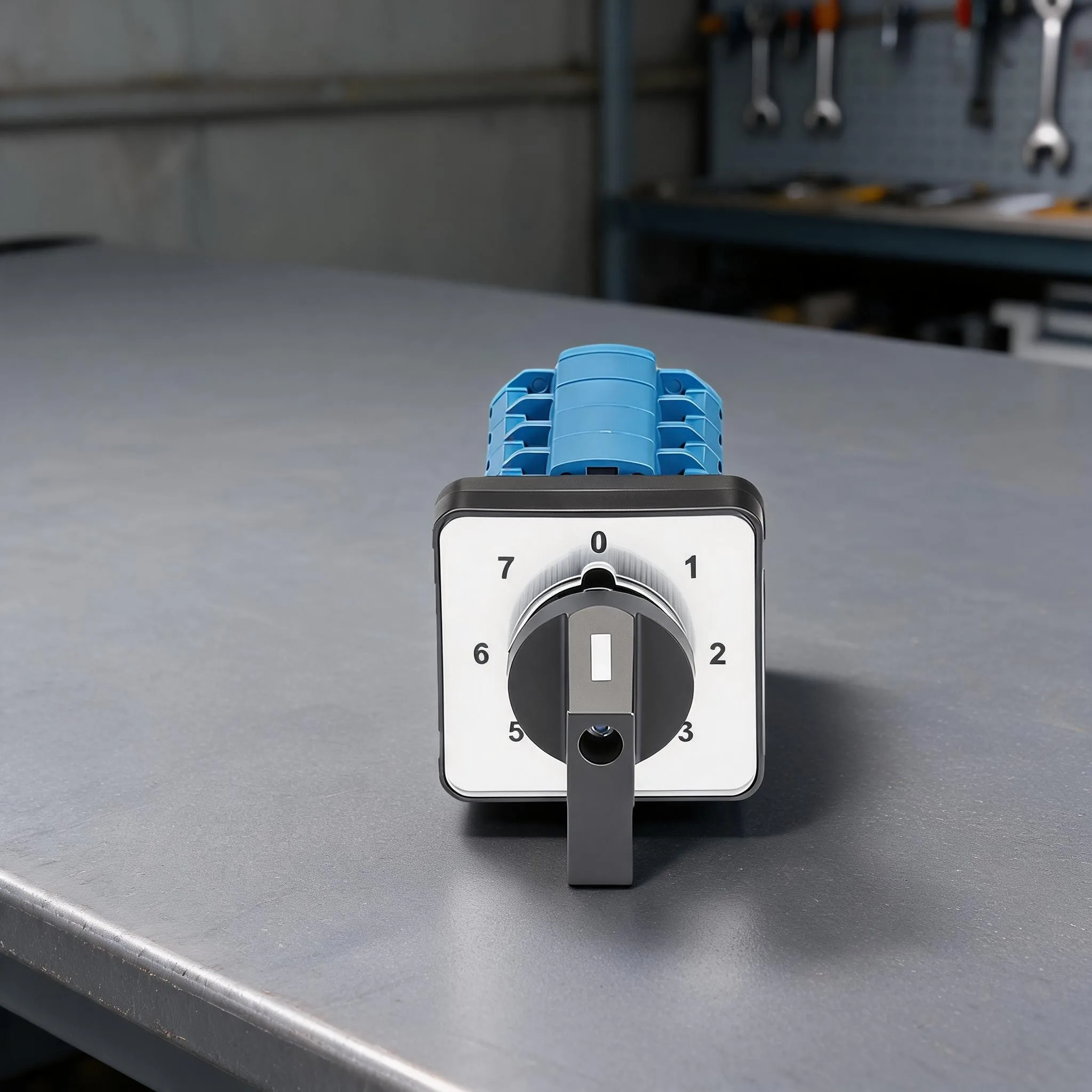 48x48mm Multi-function Changeover Switch 8 Position 4 Section Electrical Switch Suitable For Power Systems, Machinery