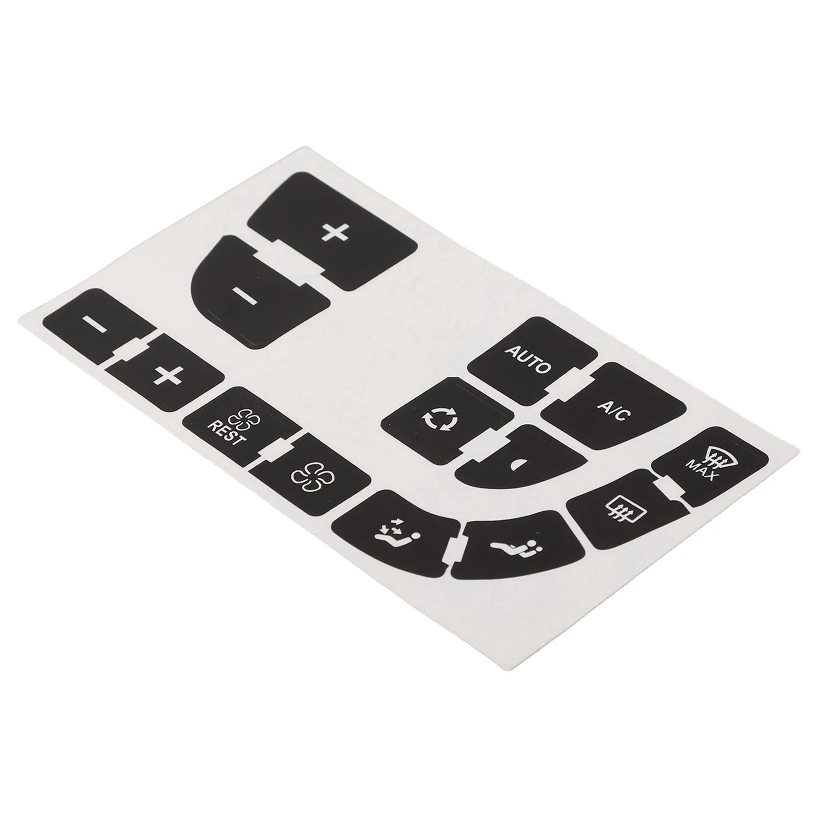 1 Pcs Car Clima Panel Button Repair Vinyl Sticker Compatible With For C4 And For Grand Dashboard Interior Accessories