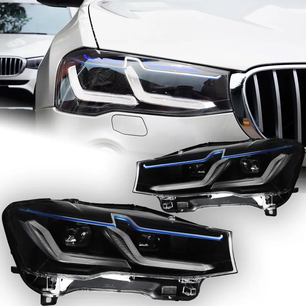 

Автомобильные фары для BMW X3 F25, линзы проектора, 2010-2016 X4 F26, сигнальная фара, светодиодные фары Drl, автомобильные аксессуары